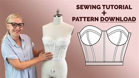 bustier pattern sewing|bustier patterns free download.